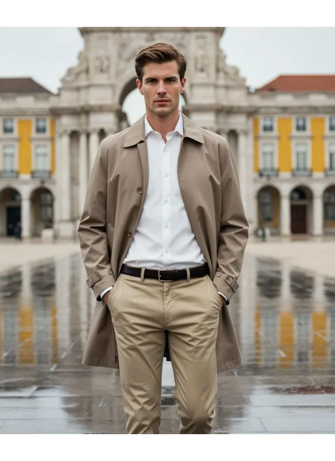Gabardina Camel | JOHN TWEED TAILORED