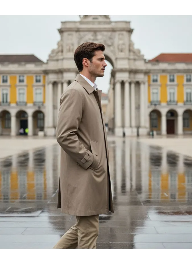 Gabardina Camel | JOHN TWEED TAILORED