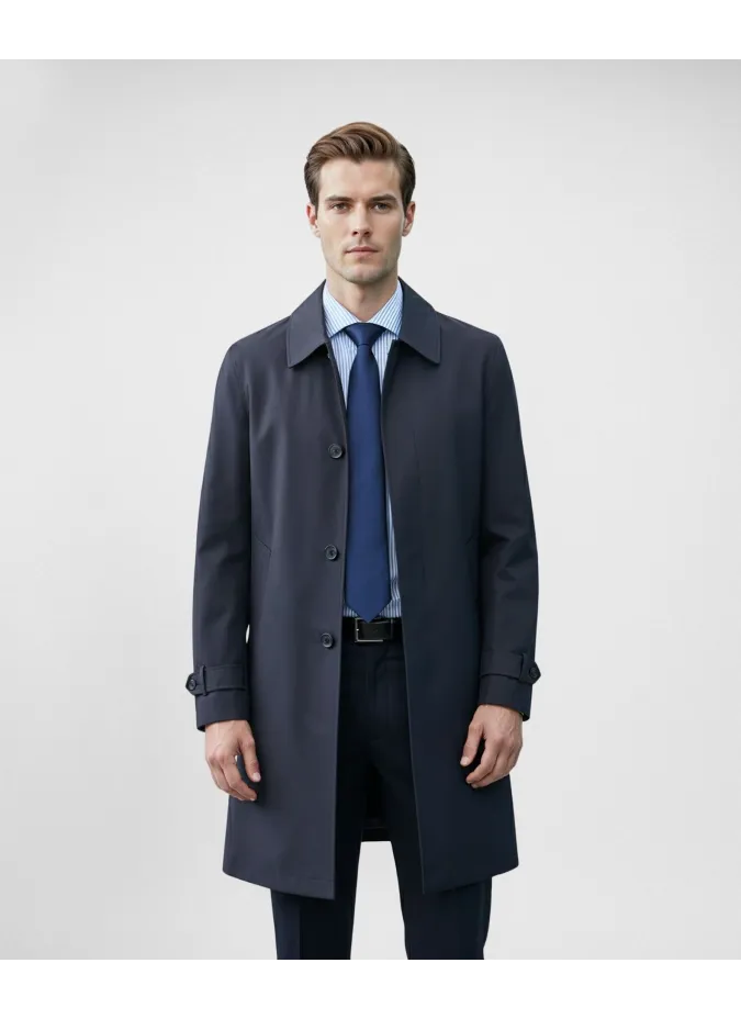 Gabardina Azul | JOHN TWEED TAILORED