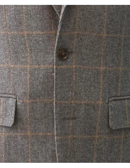 Blazer Pied Poul Janela Cinza | JOHN TWEED TAILORED