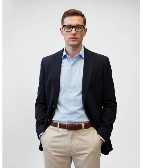 Americana Azul Oscuro | Americanas Clásicas | JOHN TWEED