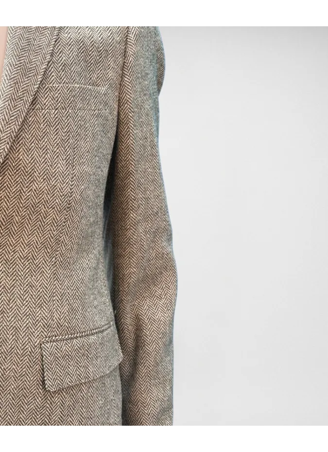 Blazer Espinha Bege| JOHN TWEED TAILORED