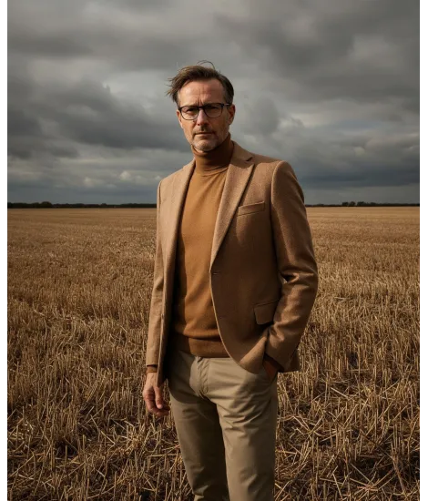 Blazer Caxemira Camel | JOHN TWEED TAILORED 2
