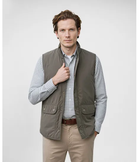 Green Sport Vest| JOHN TWEED TAILORED