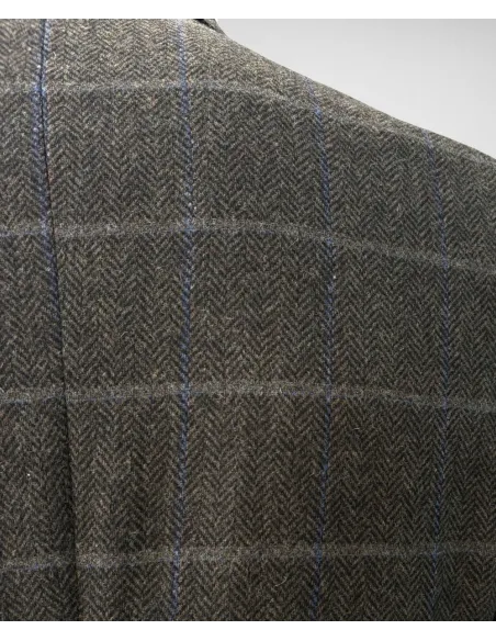 Blazer Espinha Verde com Quadros | JOHN TWEED TAILORED