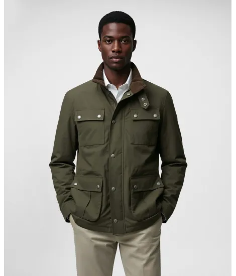 Parka Safari Impermeable Verde| JOHN TWEED