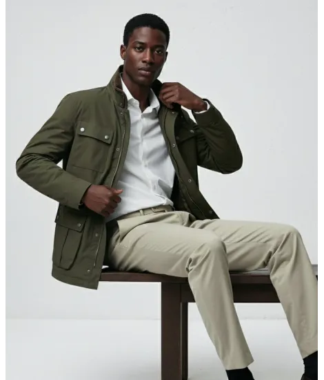 Parka Safari Verde Impermeável| JOHN TWEED TAILORED 2