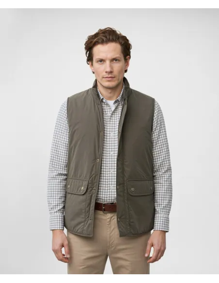 Green Sport Vest| JOHN TWEED TAILORED
