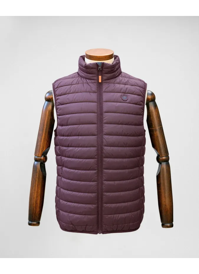 Burgundy Sport Vest| JOHN TWEED TAILORED