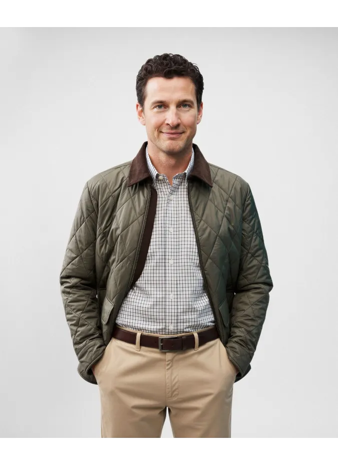 Parka Losango Verde | JOHN TWEED TAILORED