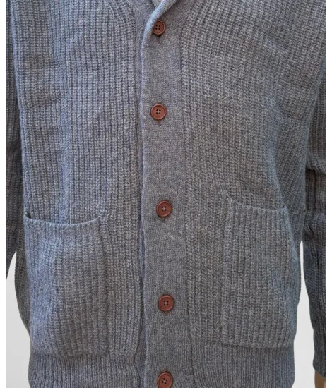 Blue Wool Cardigan| JOHN TWEED TAILORED 2