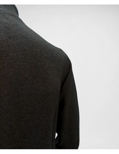 Casaco Zip Algodão/Caxemira Cinza | JOHN TWEED TAILORED