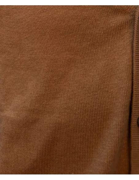 Cardigan de Algodón y Cachemire Camel| JOHN TWEED