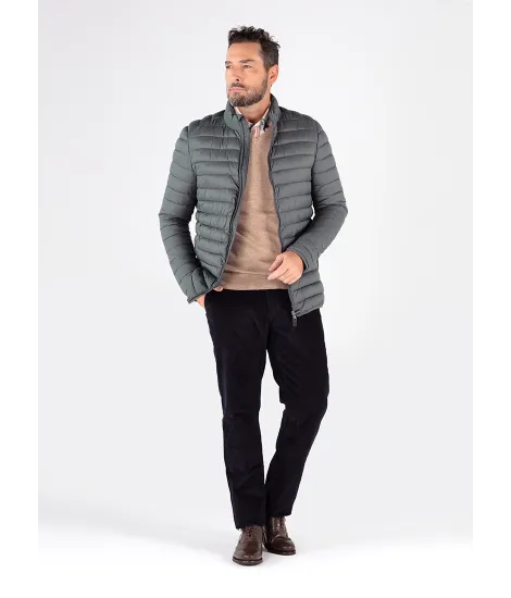 Green Quilted Jacket| JOHN TWEED TAILORED