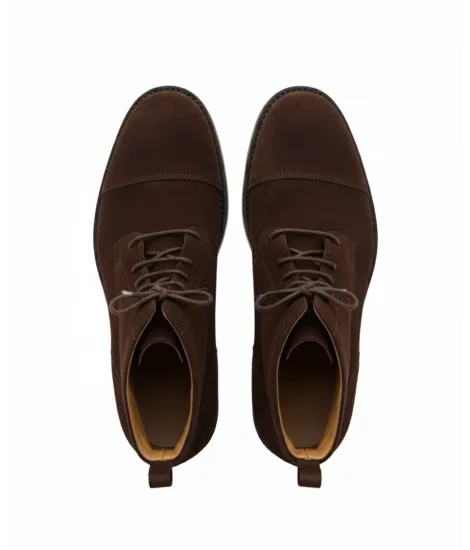 Bota Oxford Camurça Castanha | John Tweed Tailored 2