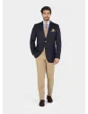 Blazer de Lana Clásico Azul Marino Corte Regular| JOHN TWEED