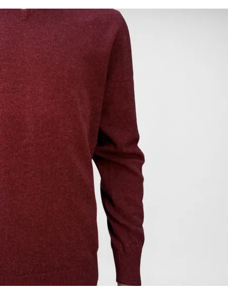 Jumper Bordeaux | Men's Winter Fashion | JOHN TWEED