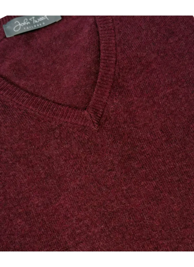 Jumper Bordeaux | Men's Winter Fashion | JOHN TWEED