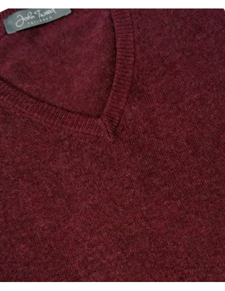 Jumper Bordeaux | Men's Winter Fashion | JOHN TWEED