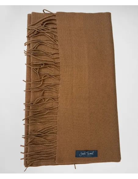Plain Scarf Camel| JOHN TWEED TAILORED