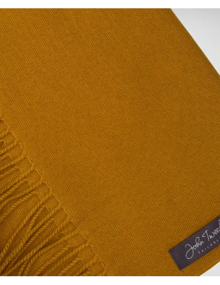 Cachecol Liso Mostarda| JOHN TWEED TAILORED
