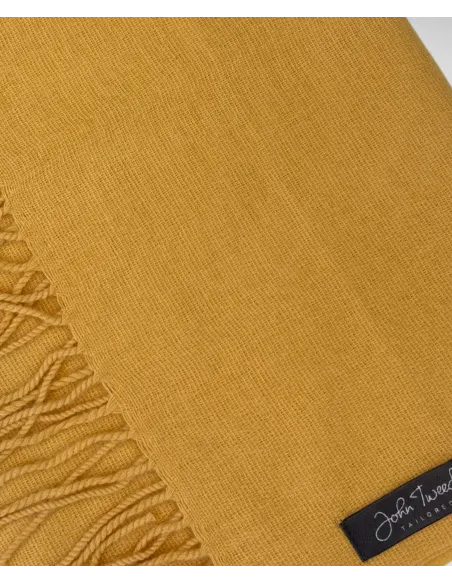 Cachecol Liso Amarelo| JOHN TWEED TAILORED