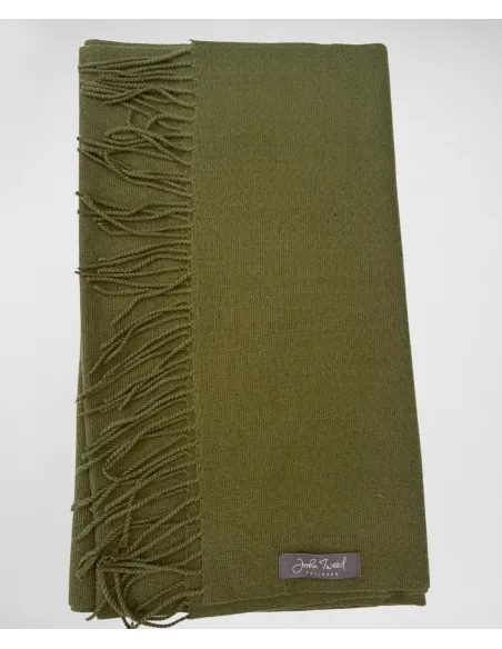 Bufanda Lisa Verde Oscuro| JOHN TWEED