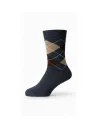 Blue Sock Brown Diamond| JOHN TWEED TAILORED