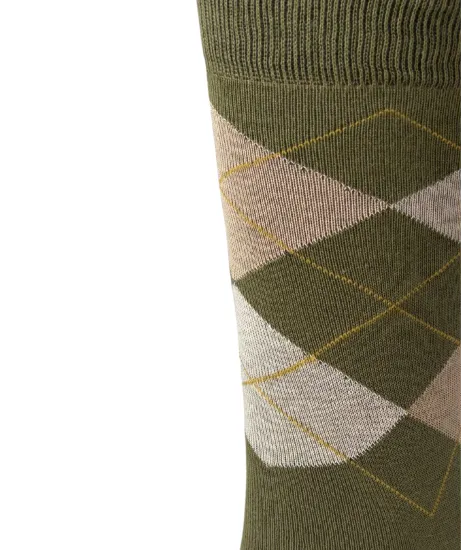 Meia Verde Losango Bege| JOHN TWEED TAILORED 2