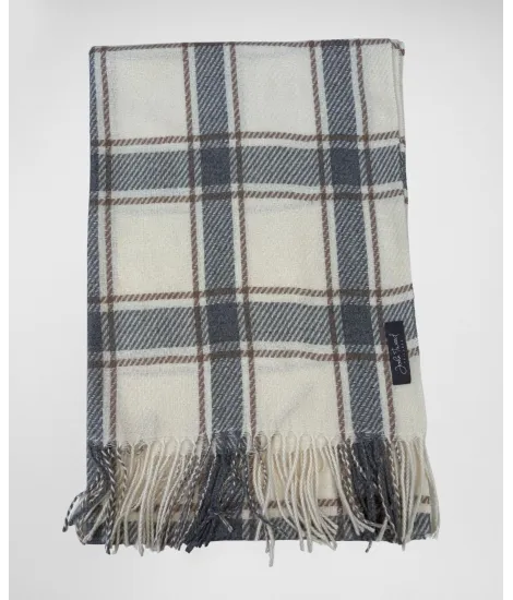 Cachecol Xadrez Cinza| JOHN TWEED TAILORED 2