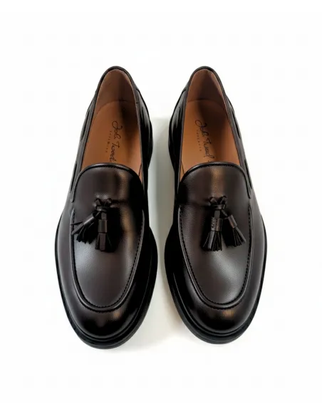 Brown Berloque Loafer| JOHN TWEED TAILORED