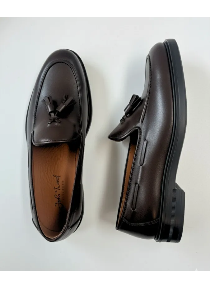 Sapato Mocassin Berloque Castanho| JOHN TWEED TAILORED