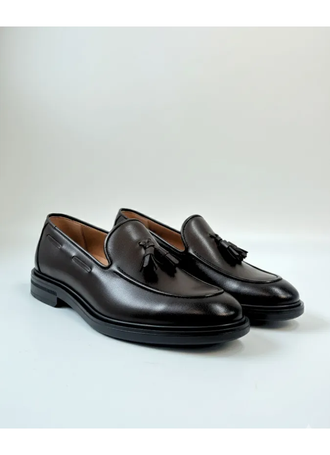 Mocasín Marrón con Borla| JOHN TWEED