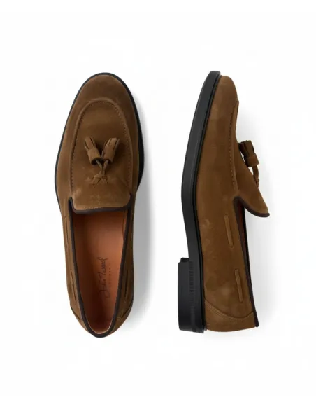 Sapato Mocassin Camel| JOHN TWEED TAILORED