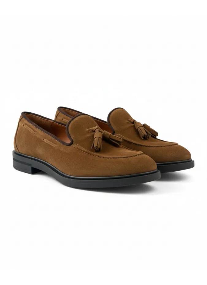 Sapato Mocassin Camel| JOHN TWEED TAILORED