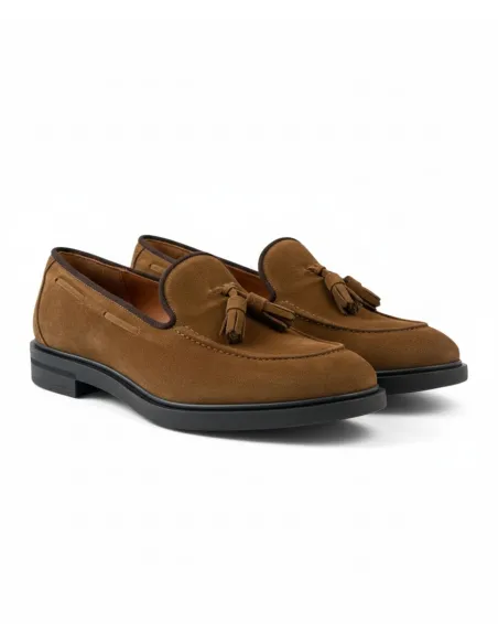 Sapato Mocassin Camel| JOHN TWEED TAILORED