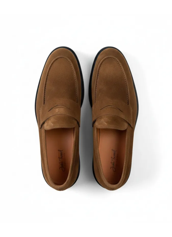 Suede Loafer Shoe| JOHN TWEED TAILORED