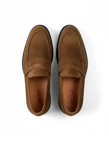Suede Loafer Shoe| JOHN TWEED TAILORED