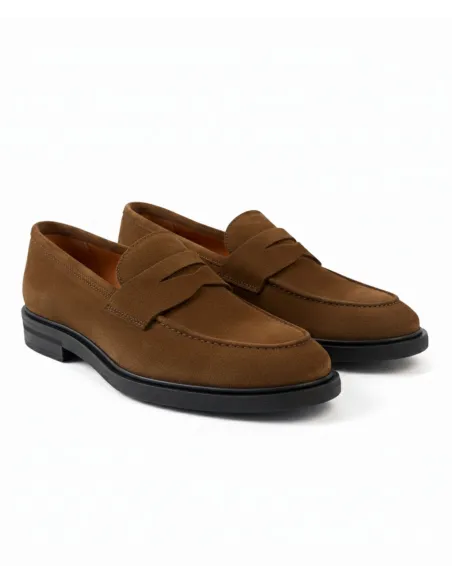 Suede Loafer Shoe| JOHN TWEED TAILORED
