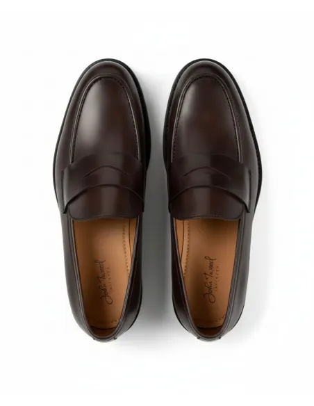 Brown Loafer Shoe| JOHN TWEED TAILORED