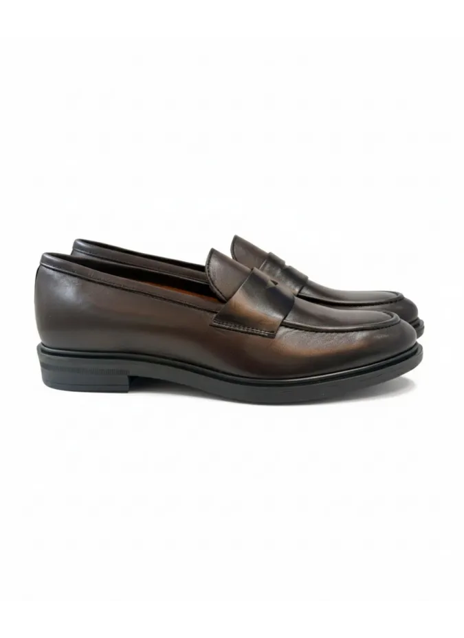 Brown Loafer Shoe| JOHN TWEED TAILORED