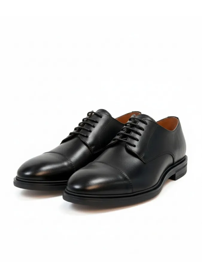 Sapato Oxford Sola Borracha Preto| JOHN TWEED TAILORED