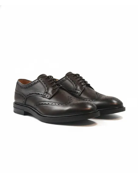 Brown Brogue Shoe| JOHN TWEED TAILORED