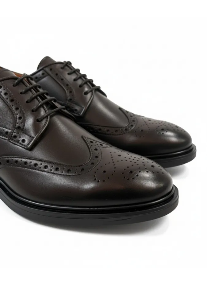Sapato Brogue Castanho| JOHN TWEED TAILORED