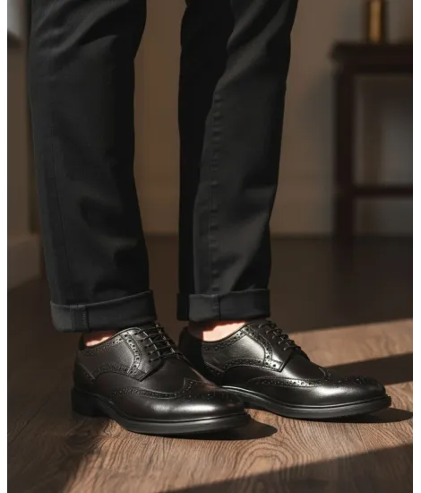 Sapato Brogue Castanho| JOHN TWEED TAILORED