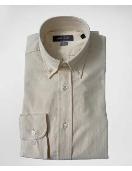 Camisa Bombazina Verde| JOHN TWEED TAILORED