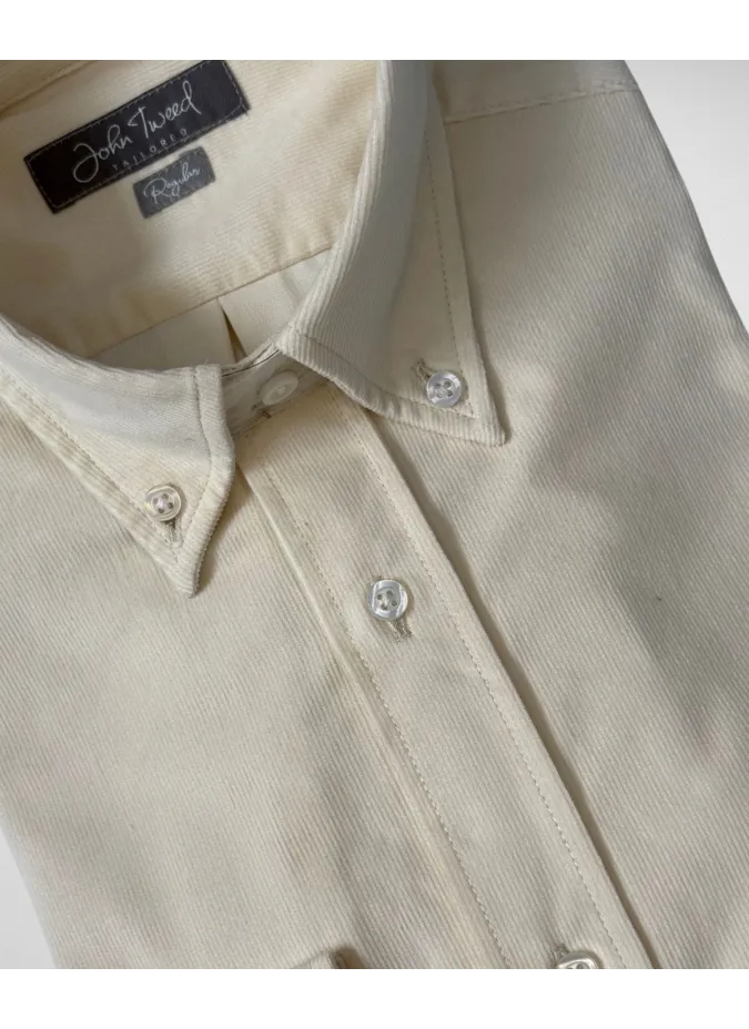 Camisa de Pana Cruda| JOHN TWEED