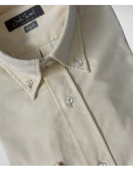 Camisa de Pana Cruda| JOHN TWEED