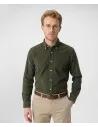 Green Corduroy Shirt| JOHN TWEED TAILORED