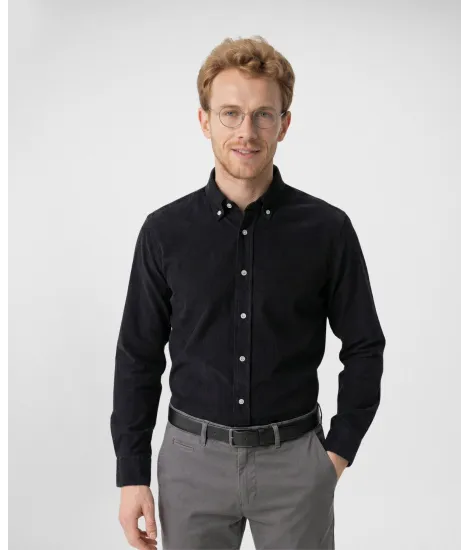 Camisa Bombazina Marinho| JOHN TWEED TAILORED